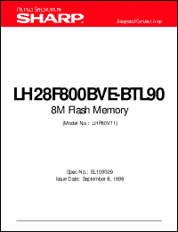 Click here to download LH28F800BVE-BTL90 Datasheet