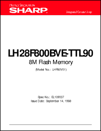 Click here to download LH28F800BVE-TTL90 Datasheet