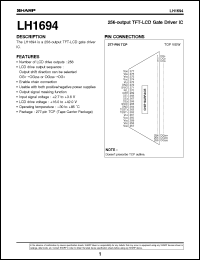 Click here to download LH1694 Datasheet