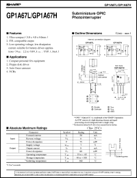 Click here to download GP1A67 Datasheet