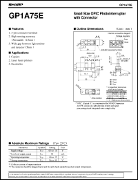 Click here to download GP1A75 Datasheet