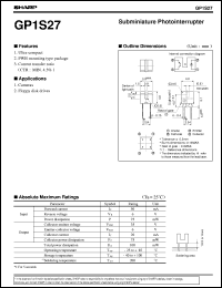 Click here to download GP1S27 Datasheet