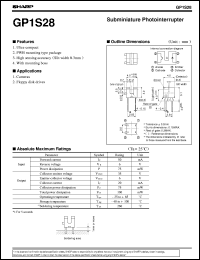 Click here to download GP1S28 Datasheet