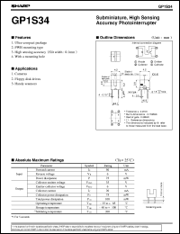 Click here to download GP1S34 Datasheet