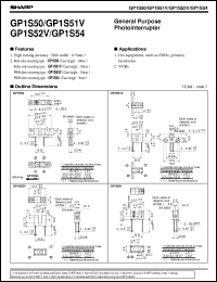 Click here to download GP1S50 Datasheet