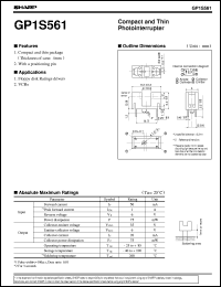 Click here to download GP1S561 Datasheet