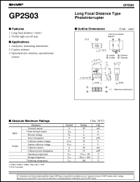 Click here to download GP2S03 Datasheet