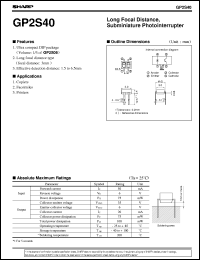 Click here to download GP2S40 Datasheet