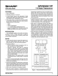 Click here to download GP2W0001YP Datasheet