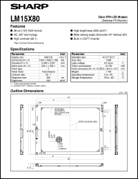 Click here to download LM15X80 Datasheet