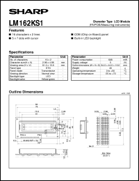 Click here to download LM162KS1 Datasheet