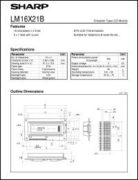 Click here to download LM16X21 Datasheet