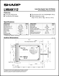 Click here to download LM64K112 Datasheet