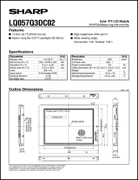 Click here to download LQ057Q3DC02 Datasheet