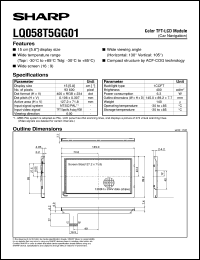 Click here to download LQ058T5GG01 Datasheet