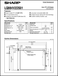 Click here to download LQ084V2DS01 Datasheet