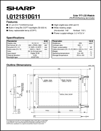 Click here to download LQ121S1DG11 Datasheet