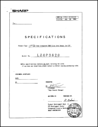 Click here to download LZ0P3820 Datasheet