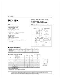 Click here to download PC419K Datasheet
