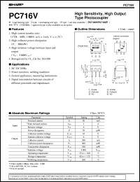Click here to download PC716V Datasheet