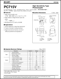 Click here to download PC715V Datasheet