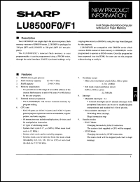 Click here to download LU8500F0 Datasheet