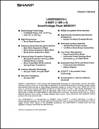 Click here to download LH28F008SCHB-L12 Datasheet