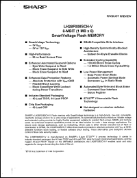 Click here to download LH28F008SCHB-V90 Datasheet