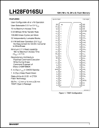 Click here to download LH28F016SUT-10 Datasheet