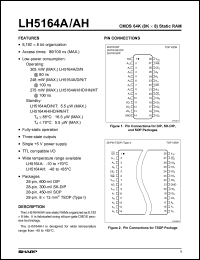 Click here to download LH5164AHT-10L Datasheet