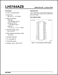 Click here to download LH5164AZ8 Datasheet