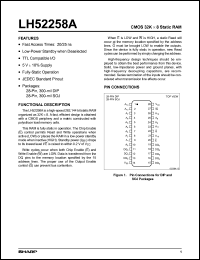 Click here to download LH52258 Datasheet