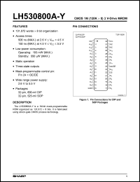 Click here to download LH530800AN-Y Datasheet