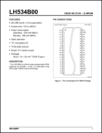 Click here to download LH534B00T Datasheet