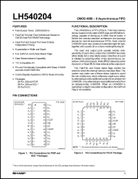 Click here to download LH540204K-25 Datasheet