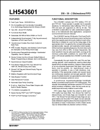 Click here to download LH543601P-25 Datasheet