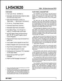 Click here to download LH543620M-25 Datasheet