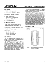 Click here to download LH5P832D-12 Datasheet