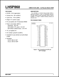 Click here to download LH5P860N-80 Datasheet