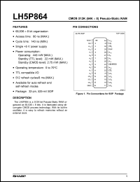 Click here to download LH5P864N-80 Datasheet