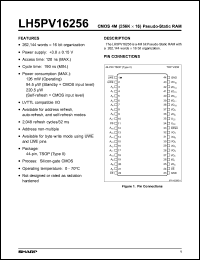 Click here to download LH5PV16256S-12 Datasheet