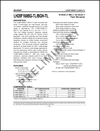 Click here to download LH28F160BGHE-TTL12 Datasheet