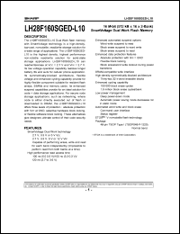 Click here to download LH28F160SGED-L10 Datasheet