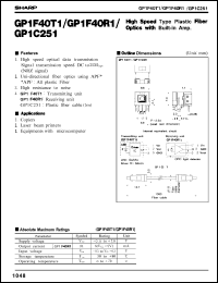 Click here to download GP1C251 Datasheet