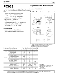 Click here to download PC922P Datasheet