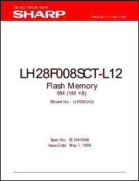 Click here to download LH28F008SCL-12 Datasheet