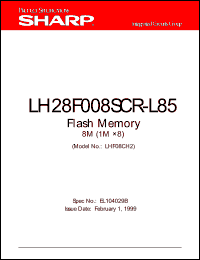 Click here to download LH28F008SCL-85 Datasheet