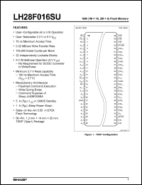 Click here to download LH28F016SU Datasheet