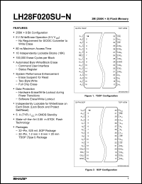 Click here to download LH28F020SU-N Datasheet