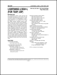 Click here to download LH28F800SG-L Datasheet